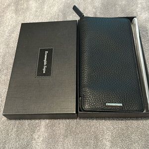 ZEGNA ZIPPY WALLET ORGANIZER